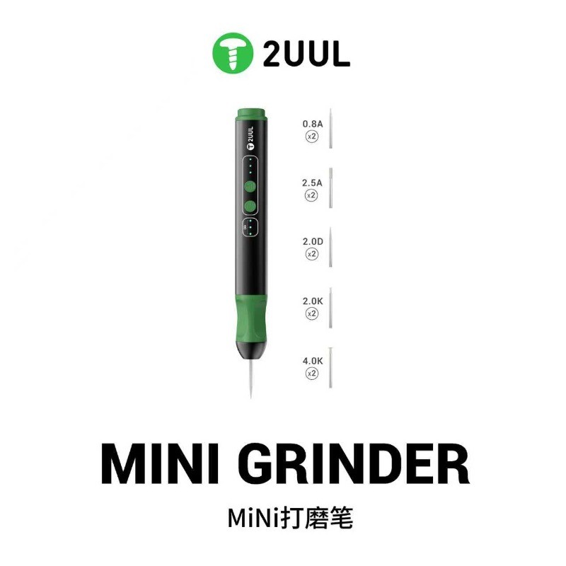 2UUL DA86 MINI GRINDER ปากกาแกะสลักแบตเตอรี่ไร้สายโรตารีเครื่องมือ U8 เจาะสําหรับโทรศัพท์มือถือบอร์ดแก้ว DIY ชุดซ่อม