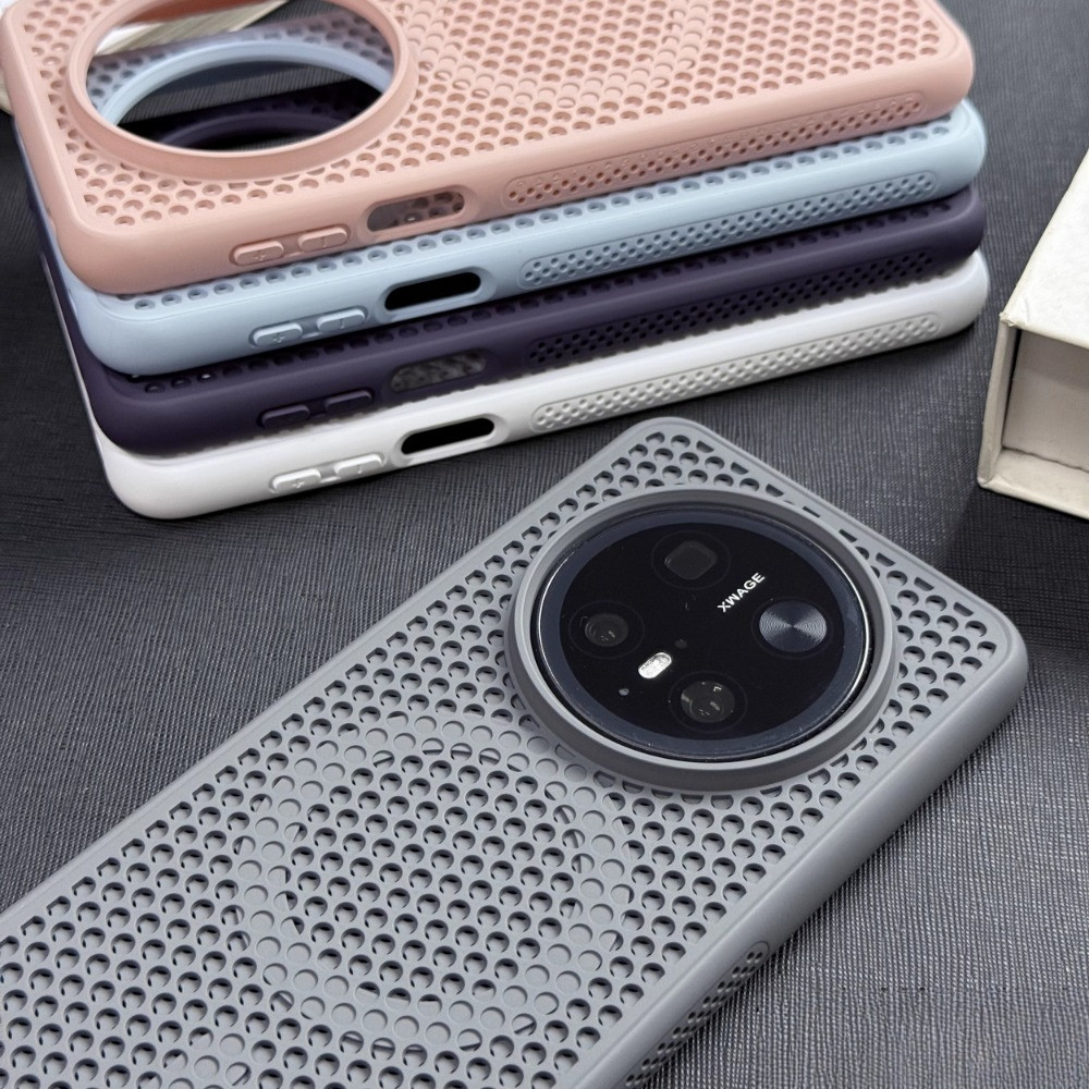 เคสโทรศัพท์ระบายความร้อนแบบรังผึ้งสําหรับ Honor MAGIC 8 7 6 Pro GT Pro ออกแบบมาน้อยที่สุดฝาครอบป้องกันแม่เหล็ก PC พนักพิง TPU ขอบนุ่ม anti drop shell