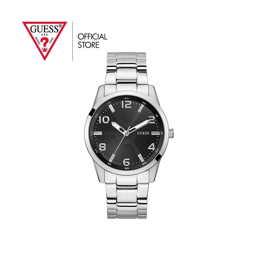 GUESS นาฬิกาข้อมือ รุ่น MONTE GW0804G2 สีเงิน