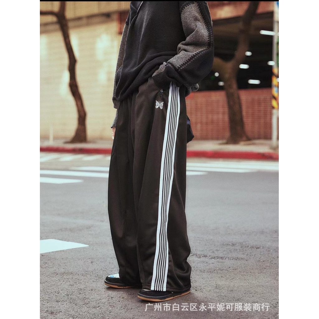 IZON NEEDLES H.D Track Pant Poly Smoothquan版กางเกงdiedie Series 休闲运动กางเกง