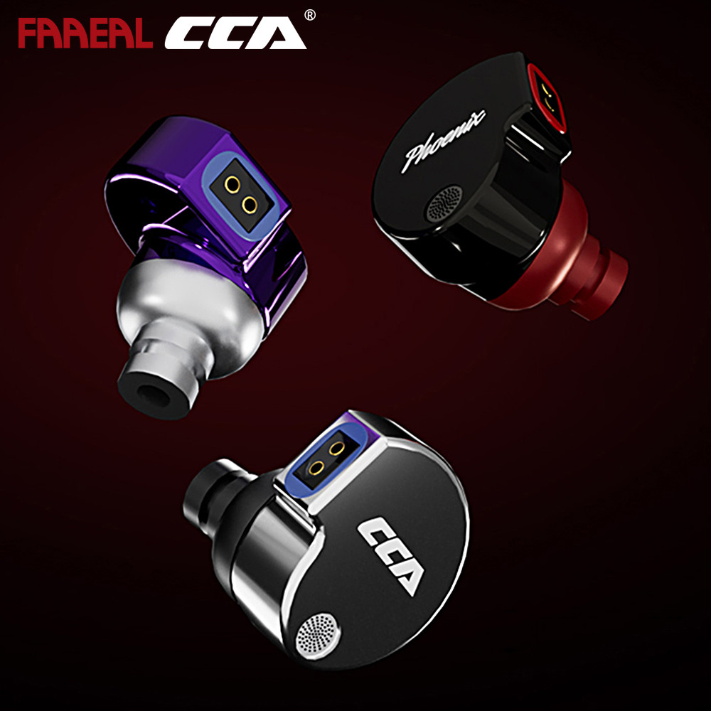 FAAEAL CCA Phoenix Dynamic Earbud ประสิทธิภาพสูง LCP ไดอะแฟรมการตรวจสอบ IEM หูฟังเพลงแบบมีสายสําหรับ