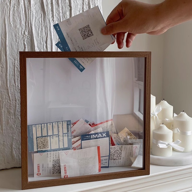 Ticket Stub กรอบรูป Travel Air Ticket View Area Ticket Concert Movie Storage Collection Bill Photo F