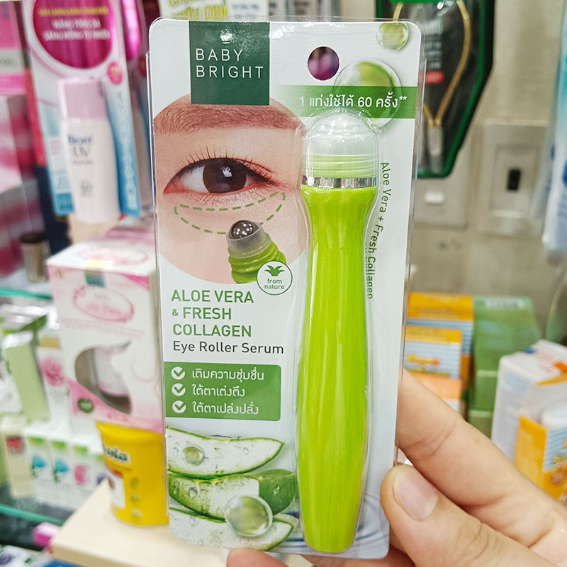 Thailand Eye Cream Aloe Vera Collagen Essence ปรับปรุง Dark Circles Moisturizing Eye Care นวดลบ Eye 