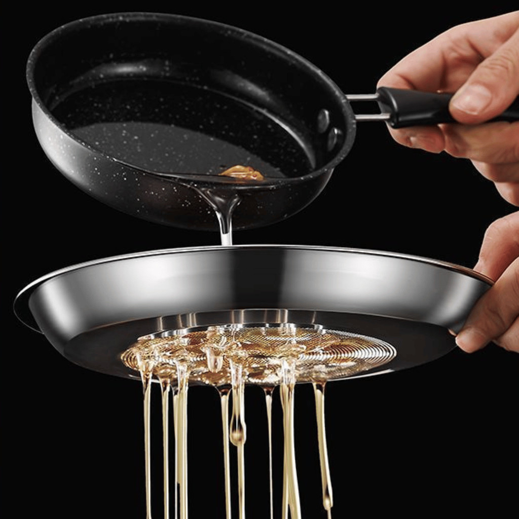 DEMA หม้อน้ำมัน หม้อสแตนเลสกรองน้ำมัน หม้อกรองน้ำมัน หม้อกรองน้ำมันสแตนเลส โถใส่น้ำมันสแตนเลส - รูปที่ 4