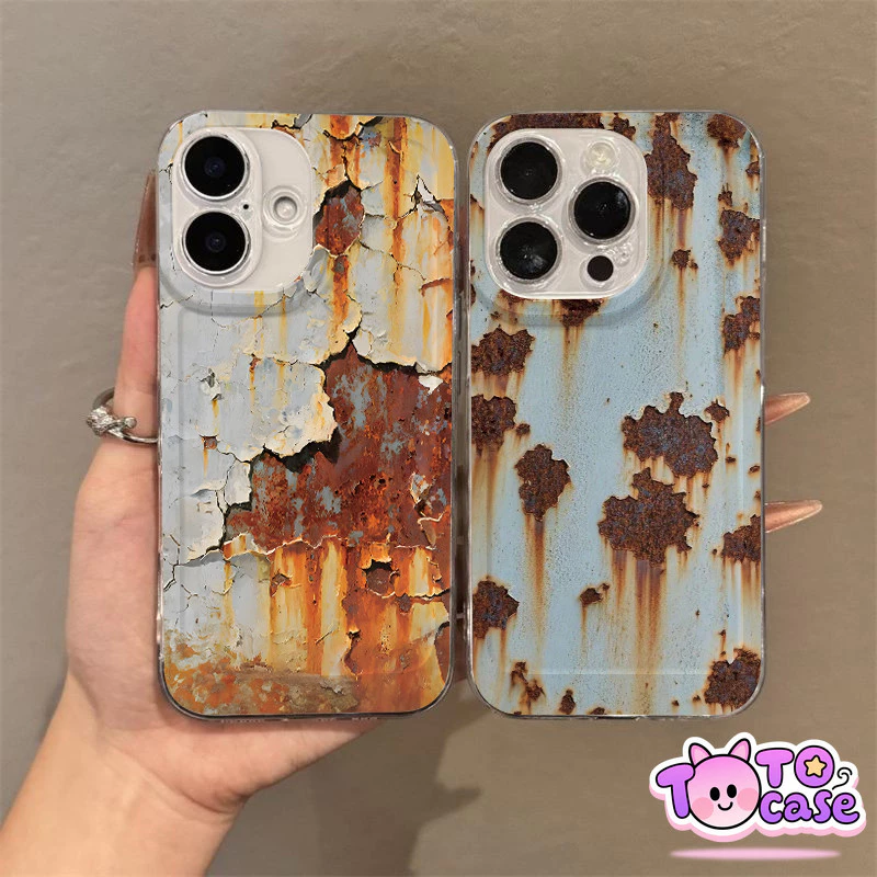 เคส Redmi 14 15 C13C 12C 12 10 10C 9C 9A 9 A2 Note 14 11 10S 13 12 10 9 Pro Max Poco M3 X5 เคสใสลายสนิมสุดเท่สร้างสรรค์
