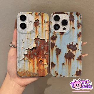 เคส Redmi 14 15 C13C 12C 12 10 10C 9C 9A 9 A2 Note 14 11 10S 13 12 10 9 Pro Max Poco M3 X5 เคสใสลายสนิมสุดเท่สร้างสรรค์