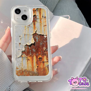 เคส Redmi 14 15 C13C 12C 12 10 10C 9C 9A 9 A2 Note 14 11 10S 13 12 10 9 Pro Max Poco M3 X5 เคสใสลายสนิมสุดเท่สร้างสรรค์