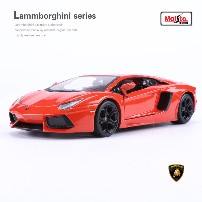 HOT DEAL 1: 24 Lamborgh รถรุ่น LP700-4 Raventon LP750 จําลองรถสปอร์ตรุ่น Play