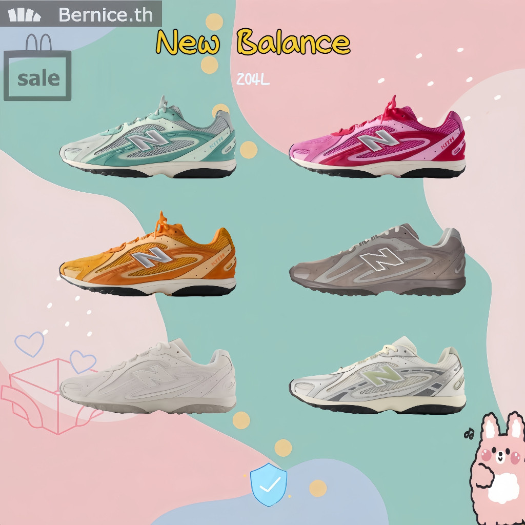 เป็นของแท้ 100%💡New Balance 204L รองเท้ากีฬา รองเท้า