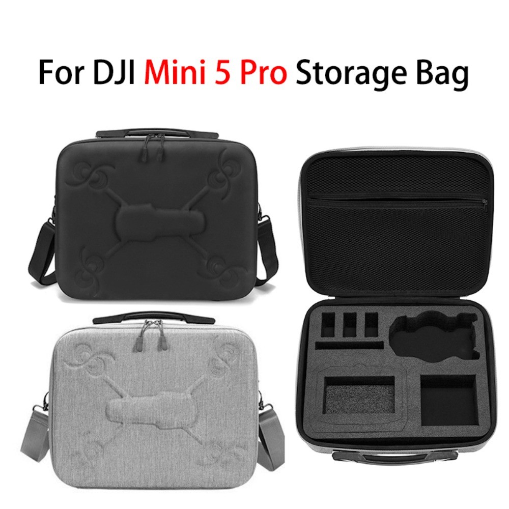 สําหรับกระเป๋าเก็บ DJI Mini 5 Pro กระเป๋าใส่อเนกประสงค์และพกพาเข้ากันได้กับรีโมทคอนโทรล RC 2/RC-N3, กระเป๋าสะพายข้างไหล่เดี่ยวป้องกันการตกและทนต่อแรงกด, มินิ
