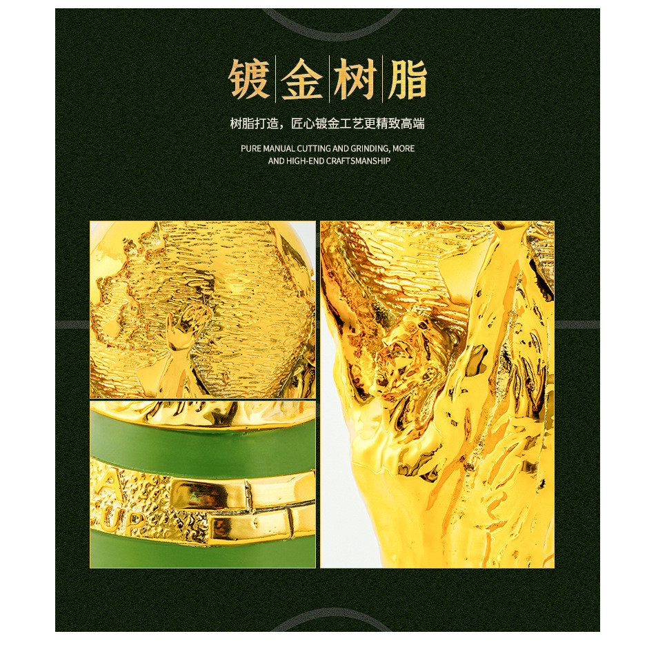 2022 Katar World Cup Model Jewelry Hercules Cup Trophy Football Fan Commemorative Jewelry ราคา ถูกที่สุด ดีลบีเคเค แกลเลอรีภาพที่ 8