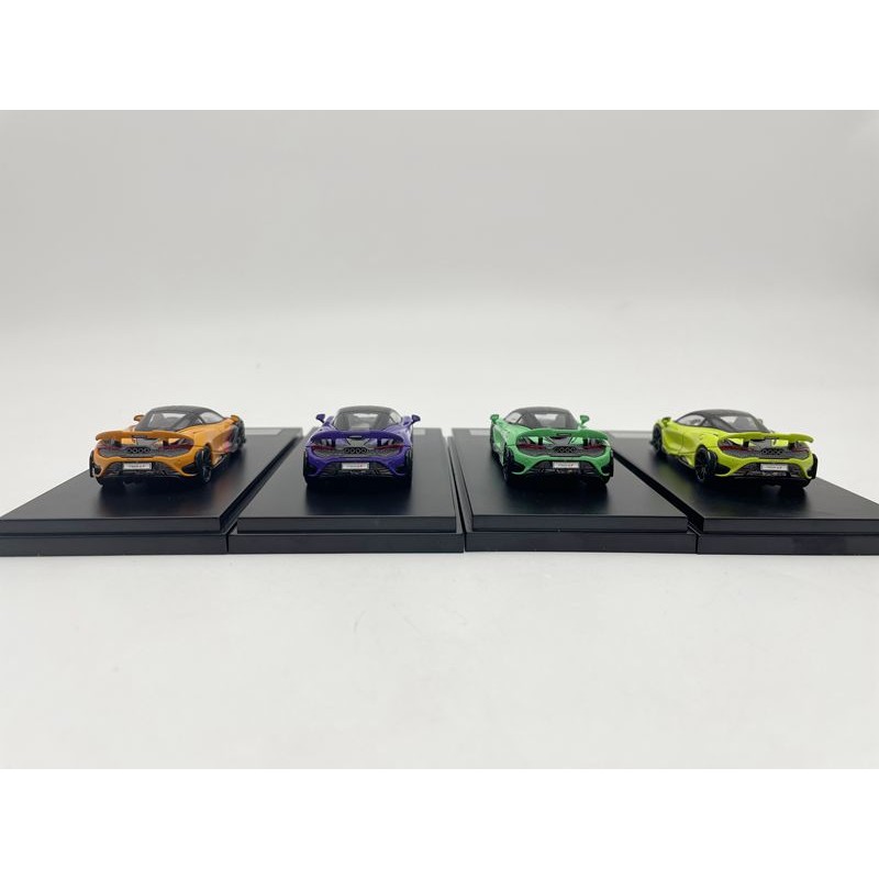 [ความฉลาด] LCD 1: 64 Mclaren Mclaren Mclaren 765LT โมเดลรถโลหะผสมอังกฤษ