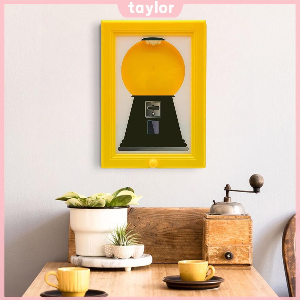 Creative Wall Mount Gumball Machine Handy Candy Frame Fun Crispy Candy Machine เหมาะสําหรับของขวัญวั