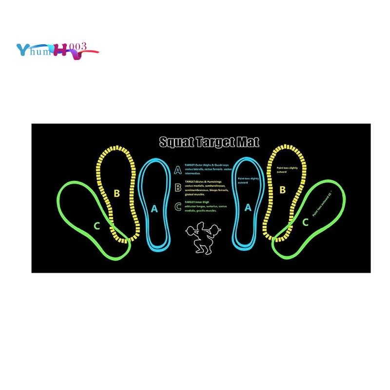[yhumh003]Squat Guide Mat Squat Step Positions Knee Mat Msquat Mat