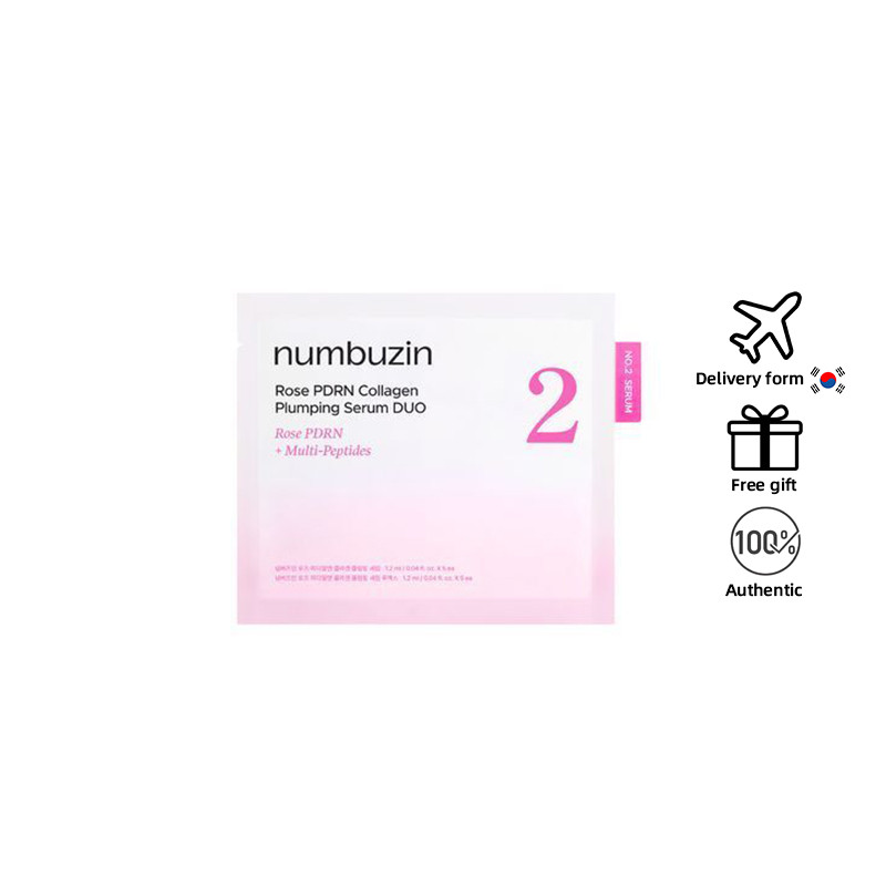 [Numbuzin] No.2 เอสเซนส์กุหลาบ คอลลาเจน เอสเซนส์เพิ่มความอวบอิ่ม 11.2มล.*10