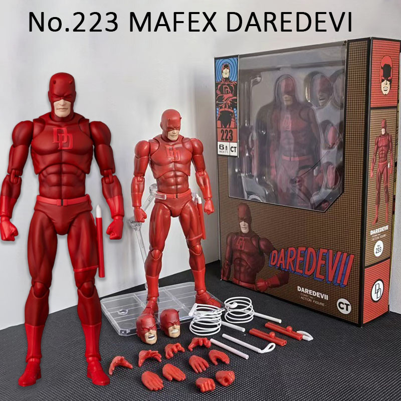 CT Toys Mafex Daredvil Action Figure Toys No.223 MAFIX DAREDEVIL(COMIC Ver.) คอลเลกชันโมเดล