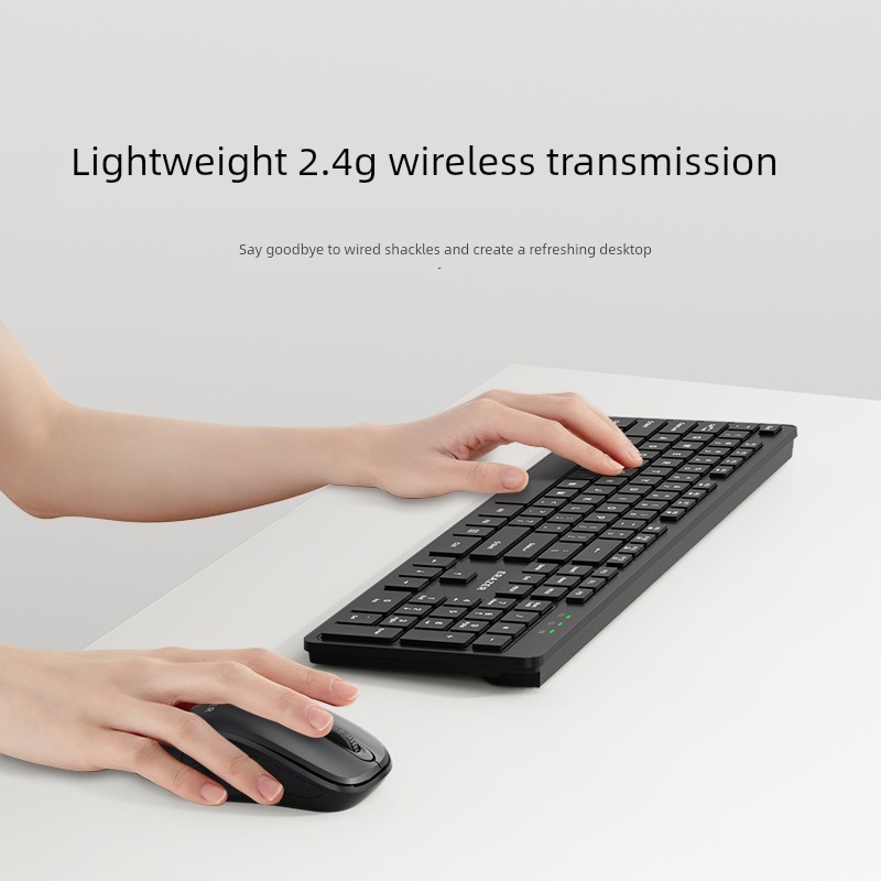 machanical keyboard keyboard wireless ชุดคีย์บอร์ดและเมาส์ไร้สายของ Lenovo Eco-brand