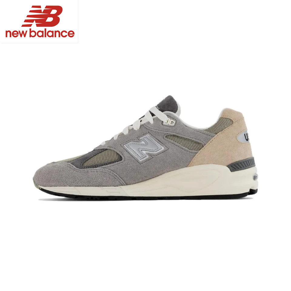 （ของแท้ 100%）New Balance NB 990 V2 NB 990 V2 M990TD2 รองเท้าผ้าใบ รองเท้าวิ่ง