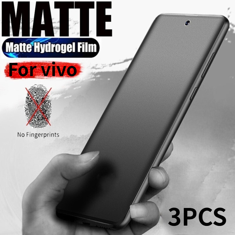 3PCS Matte Hydrogel ฟิล์มสําหรับ vivo Y300t Y300i Y300 Y400 Pro Plus GT 5G 4G HD Anti-Scratch 9H ป้อ