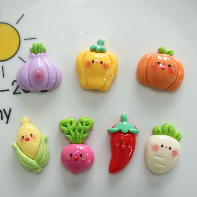 อุปกรณ์เรซิน DIY สำหรับการทำของเล่นเด็ก การ์ตูนเรซิ่นหน้ายิ้ม อาหารและผัก เคสโทรศัพท์ กิ๊บ และวัสดุตกแต่ง