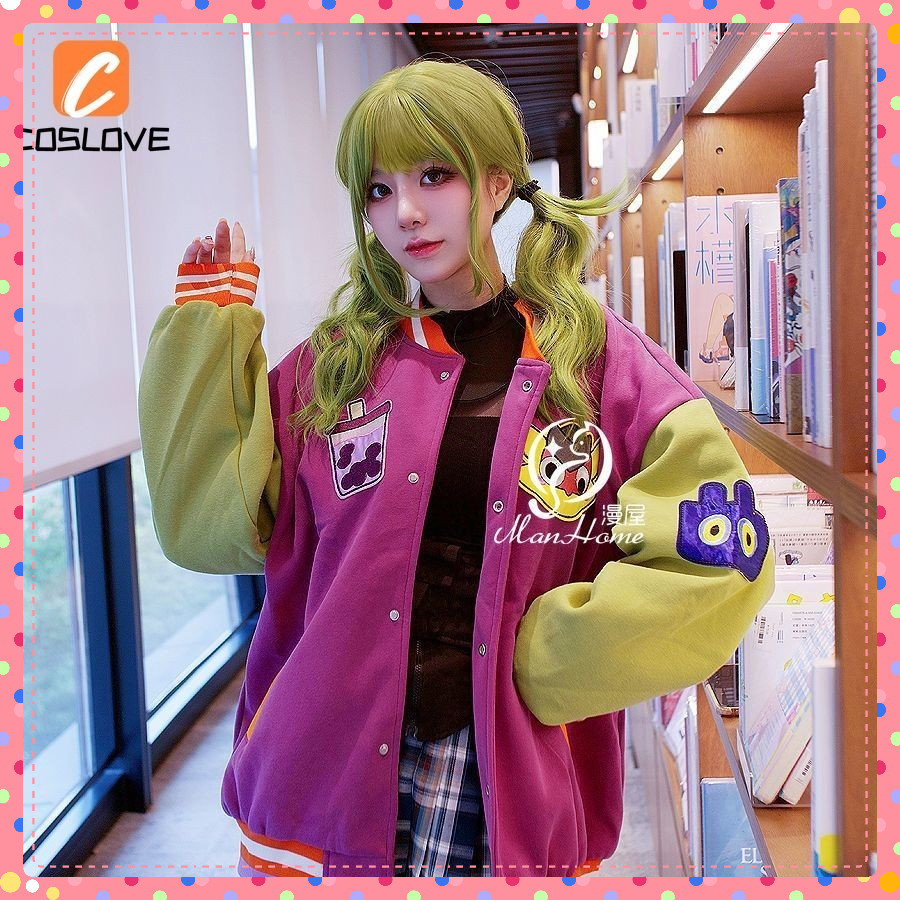 ชุดคอสเพลย์ Gekko จากเกม Valorant เสื้อเบสบอลแขนยาวสำหรับผู้ใหญ่ ใส่ได้ตลอดทั้งวัน