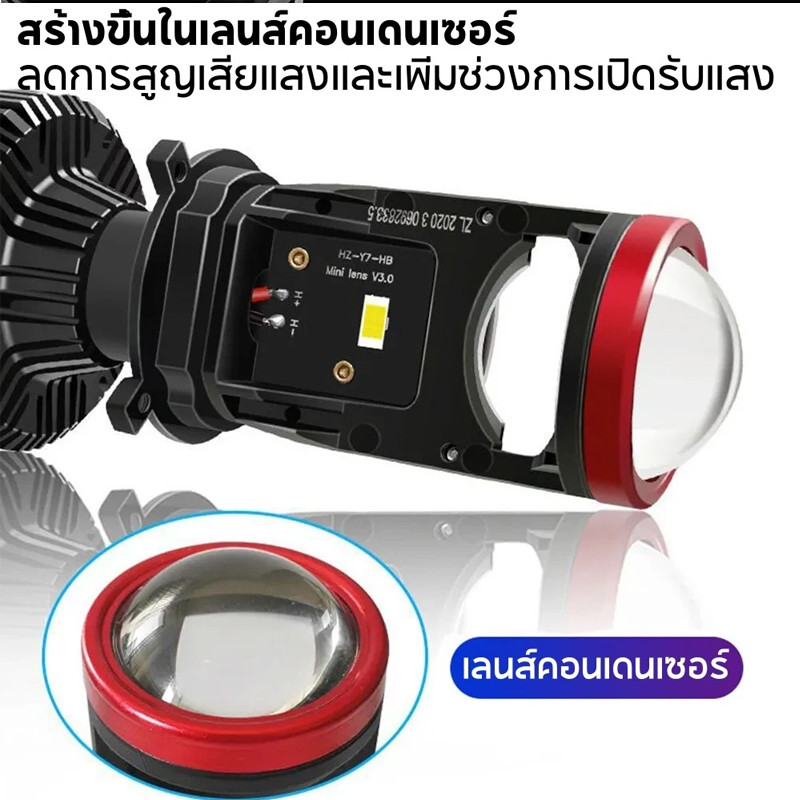 ไฟหน้า Y22 Y19 Y14 Y8 Y6 โฉมปี ของแท้ปรับเอียงคัตออฟได้ Y15Hขั้วH4 คัตออฟพวงมาลัยขวา RHD