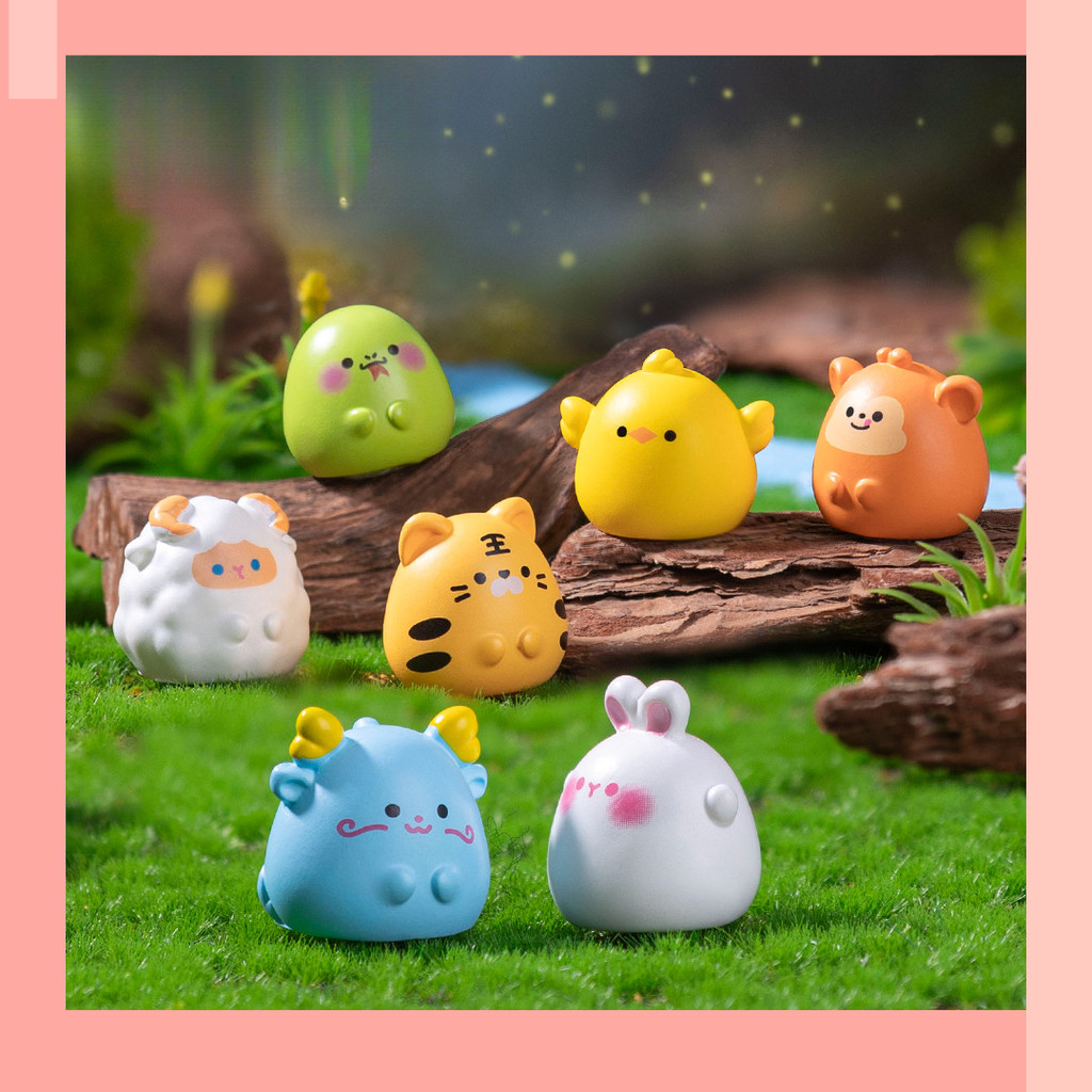 [จิน] ภูมิทัศน์ไมโครสร้างสรรค์ราศีน่ารักเม็ดทําเองกระเป๋าลึกลับเครื่องประดับขนาดเล็กเรซิ่นพร้อมสต็อก