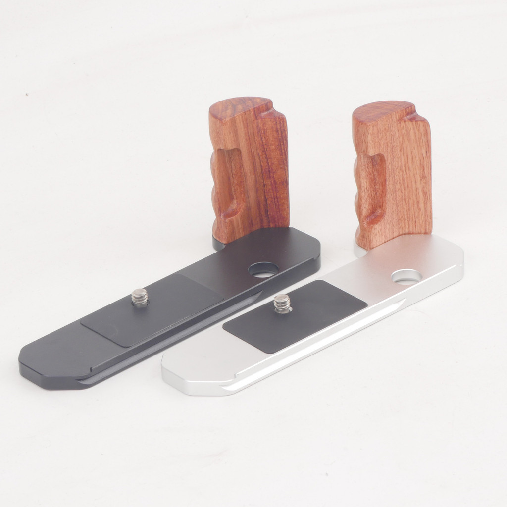 ที่จับ Nikon FM2 Nikon FM2 ที่จับไม้เนื้อแข็งโรงงานแหล่งที่มาแผ่นฐานอลูมิเนียมเข้ากันได้กับ Akon