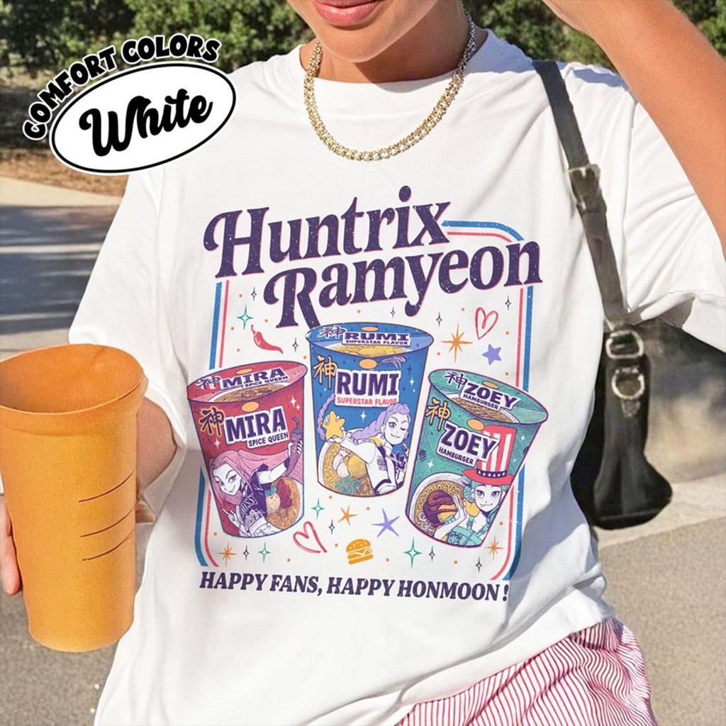 KPDH Ramyeon Tee – Korean Demon Hunter Inspired Noodle Shirt | Comfort Colors Kpop Fan Apparel #Ksty