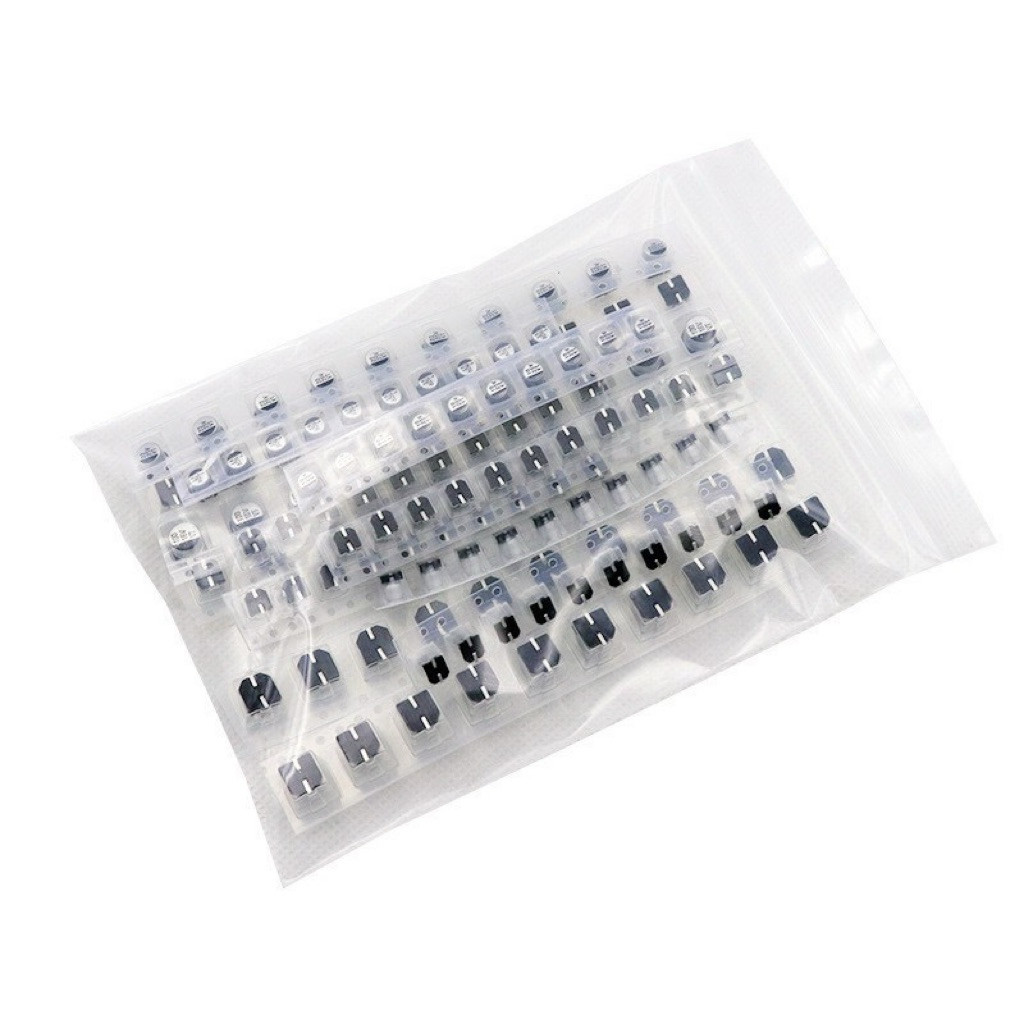 ล้างสต็อค C แพ็คละ10ชิ้น  10uf 50uf 100uf 220uf  6.3v 25v 35v 50v 100v  แพ็คละ  10ชิ้น ส่งใวในวัน