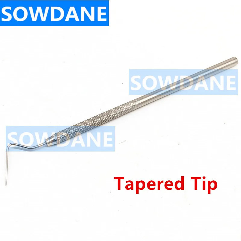 Dental Stainless Steel Endodontic Probe Explorer Flat/Tapered trument Tool Oral Care Teeth Whitening