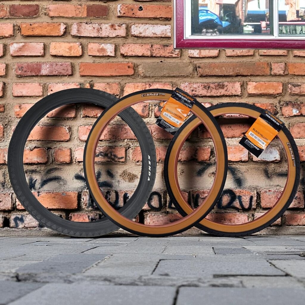 ยางนอกจักรยานขอบลวดใส่รถพับ ยางนอกล้อ 16 20 KENDA COMPASS 16X1 3/8 20X1.35