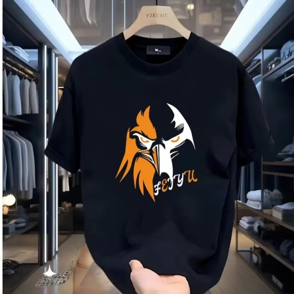 2025 NEW 2025P17 (Long-staple Pure Cotton 230g) D-208 Black/White/S-5XL Size new23 94LJ