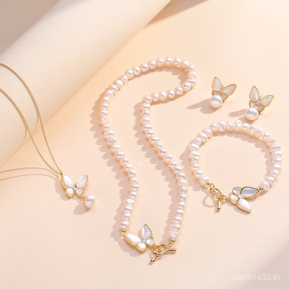 สร้อยคอหญิง ins Micro-Inlaid OT Buckle PO5F