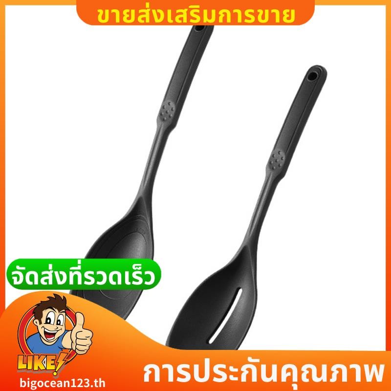 ช้อนทําอาหารซิลิโคนพร้อมเครื่องหมายลึกและการวัดสําหรับผสม,เสิร์ฟ .bigocean123th