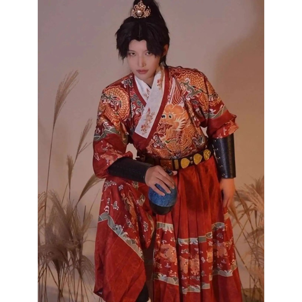 จีนโบราณราชวงศ์หมิงHanfuสําหรับผู้ชายและผู้หญิงทุกวันสวมใส่เย็นบินปลาเครื่องแต่งกายJinyiwei python R