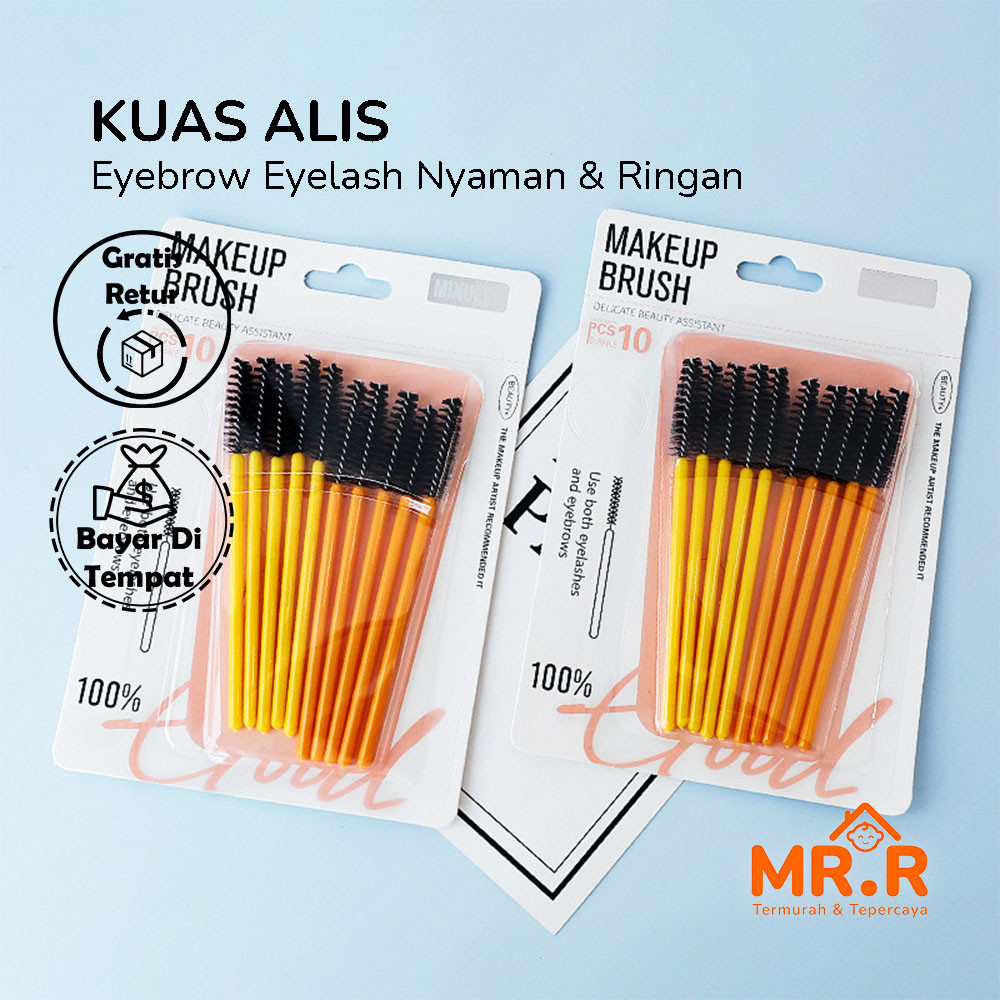 MATA Spooli แปรง Travel Friendly Spoon แปรงขนตาและคิ้วแปรง 10 ชิ้น Spoolie แปรงที่ถูกสุขอนามัย Spool