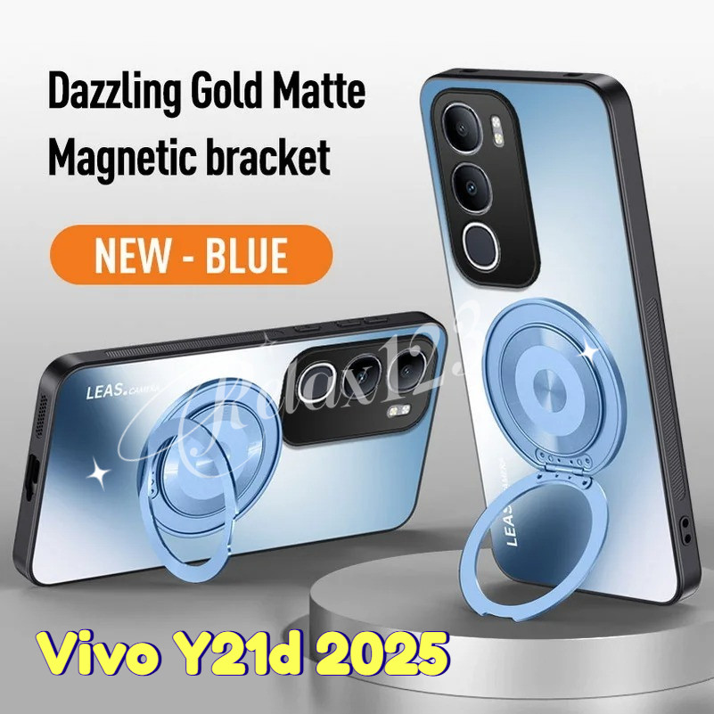 สําหรับ Vivo Y21d 5G 2025 AG Frosted Matte Stand ฝาหลังสําหรับ VIVO Y21D VivoY21d Vivo y21d Y 21 d Y