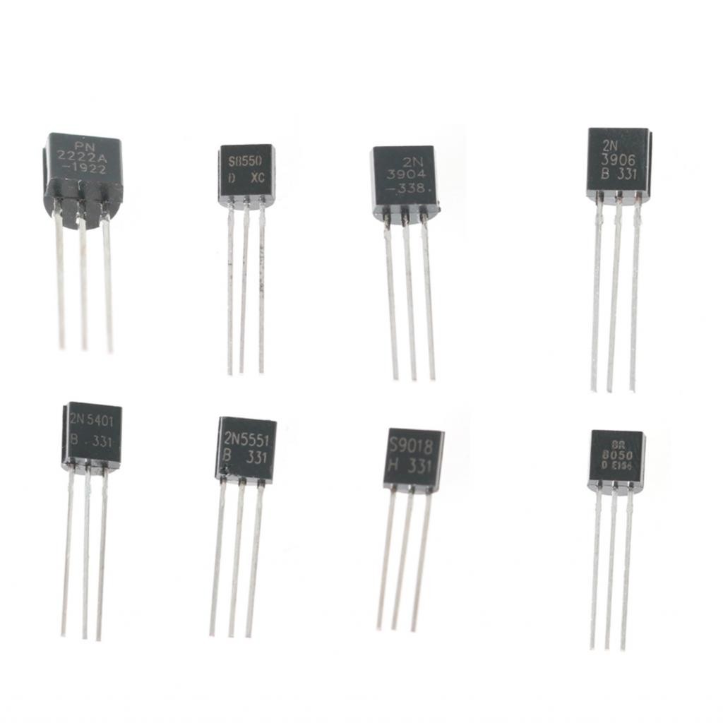 Cancanshop TO-92 ทรานซิสเตอร์ 10 BC337/ BC327/ 2N222/ 2N2907/ 2N3904/ 2N3906/ S8050/ S8550/ A1015/ C