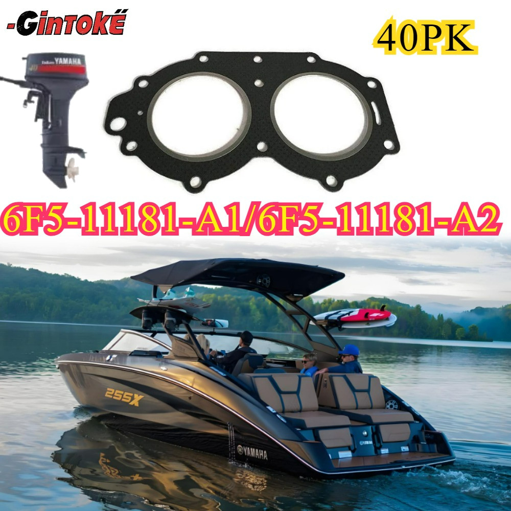 MESIN Original6F5-11181-A1/A2 GASKET CYLINDER HEAD | หัวบรรจุ | YAMAHA 40PK ENGINE COVER PACKING