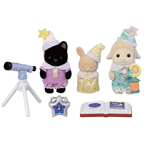 EPOCH Sylvanian Families Nursery 【Best Friends Baby Set -Sleepover-】 S-76 ST Mark Certified 3 years 