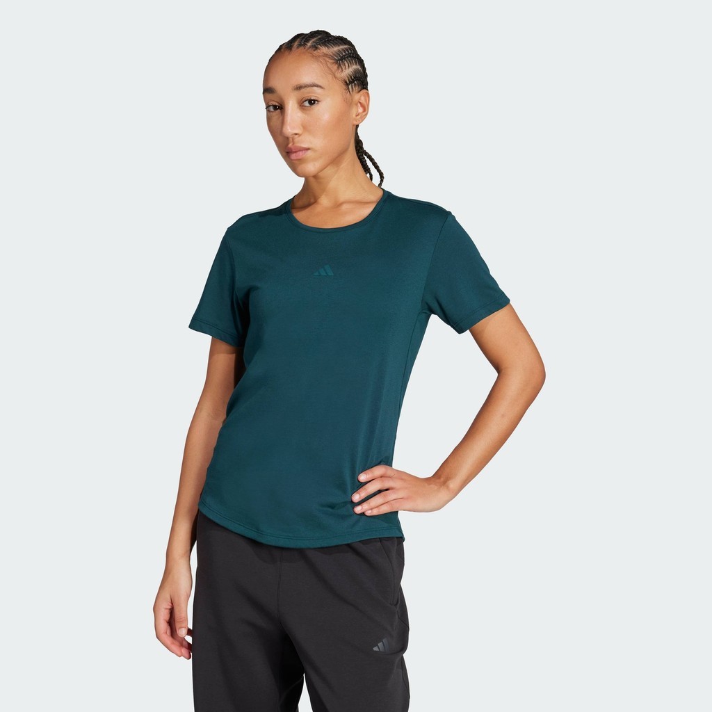 adidas Gym & Training Yoga Essentials Tee Women Green JM4481