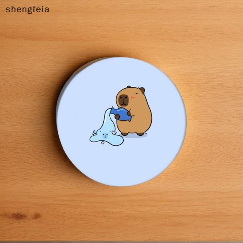 [SFI] Capybara Hippo 58 มม.เข็มกลัดการ์ตูน Constellation คอสเพลย์ Badge บนกระเป๋าเป้สะพายหลังเครื่อง