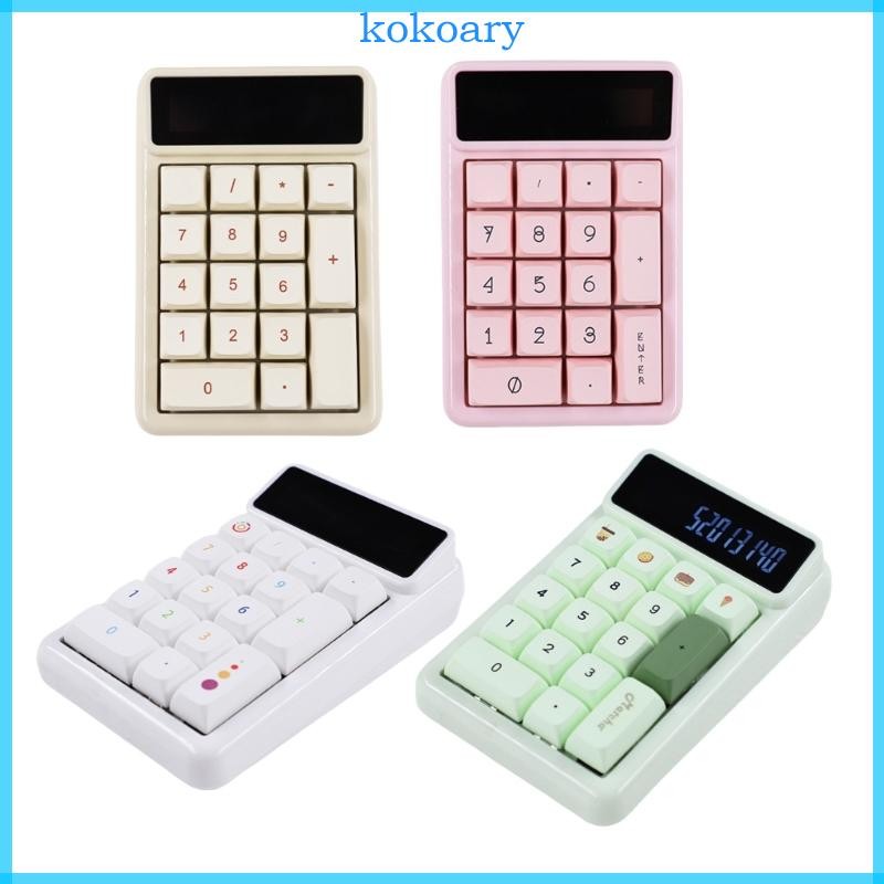 KOK KM17 17Keys Numpad Mechanical Keboard คอมพิวเตอร์แป้นพิมพ์ตัวเลขสําหรับพนักงานการเงินและข้อตกลงเ