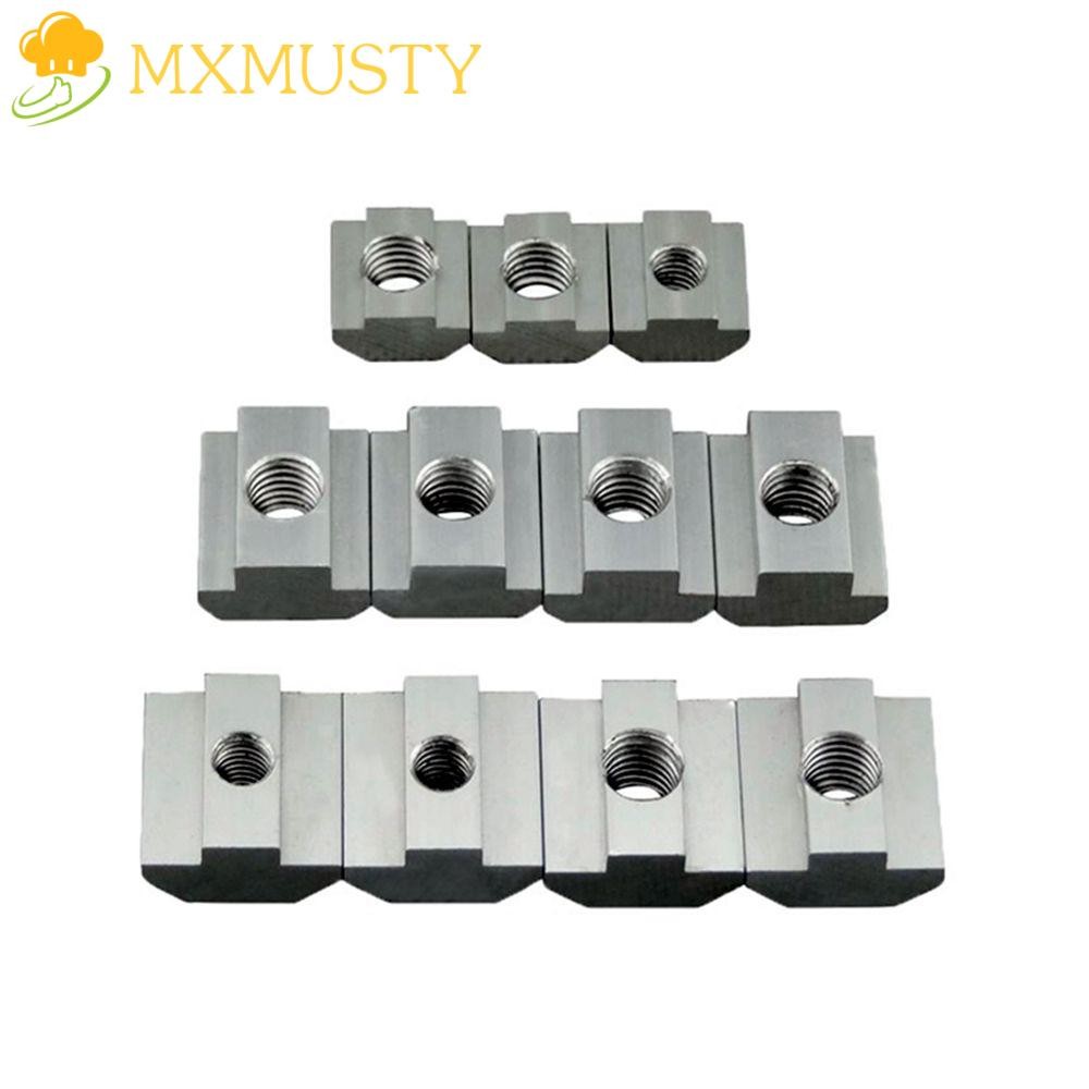 MXMUSTY Hammer Nut โปรไฟล์อลูมิเนียม T Block T-Track เลื่อนสแควร์ T Slot Nut