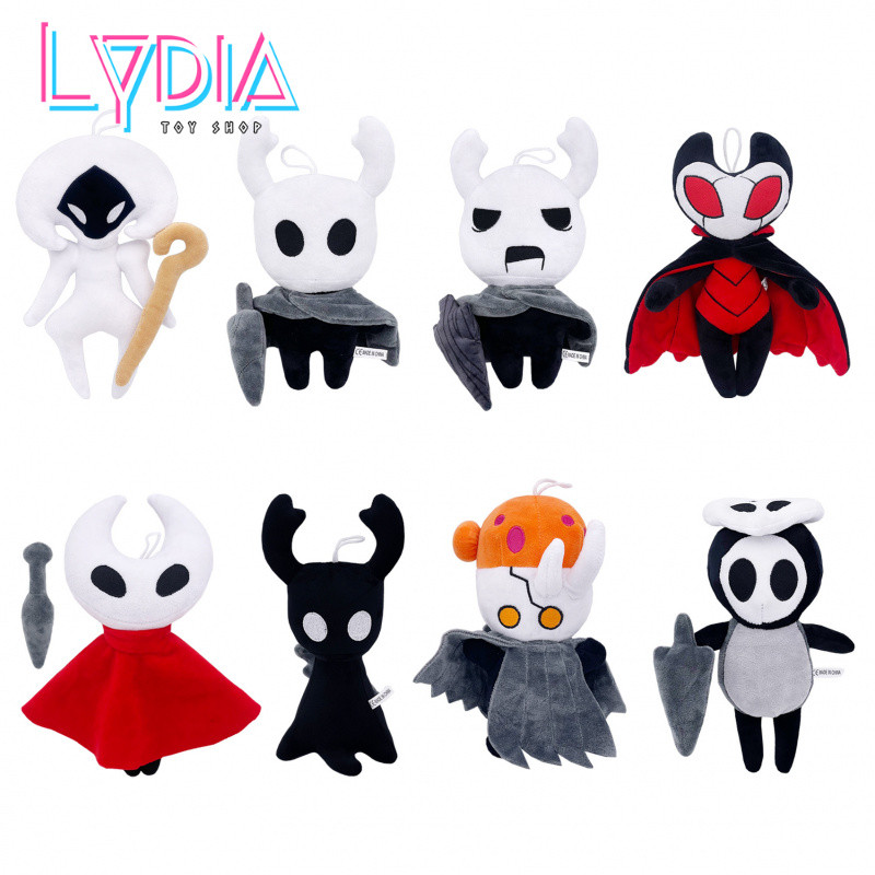 ของเล่นตุ๊กตา Hollow Knight Silksong – ตุ๊กตา Hornet Knight & Grimm, ของสะสมเกมน่ารัก