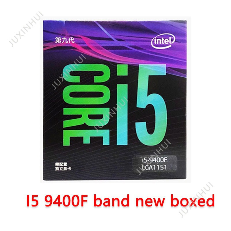 ใหม่ I5 9400 9400f 9500 9600KF 8400 8500 8300 8350K 9100 9100F 8100 9600K 8600K CPU ชนิดบรรจุกล่อง