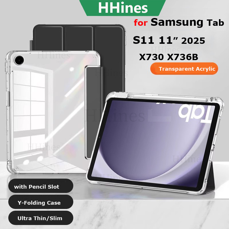 HHines สําหรับ Samsung Galaxy Tab A11 8.7 นิ้ว 2025 X135G X133N S11 X730 S10 Lite FE X520 11 นิ้ว S9