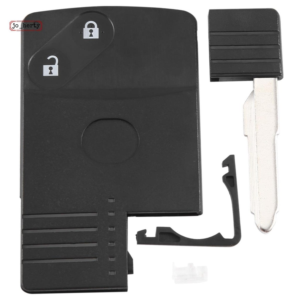 [Promote J]เคสกุญแจรีโมทการ์ดอัจฉริยะ 2 ปุ่มสําหรับ 5 6 -7 -9 RX8 Miata