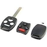 Key Fob Keyless Entry Remote Shell Case & Pad เหมาะกับ Honda Accord Civic Pilot (KR55WK49308, MLBHLI